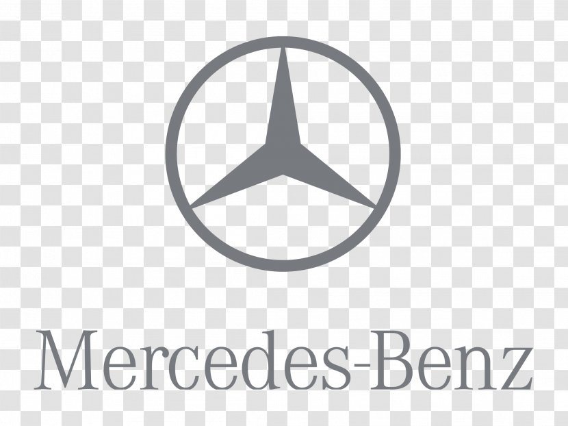 Mercedes-Benz S-Class Car Daimler AG Luxury Vehicle - Black And White - Benz Logo Transparent PNG