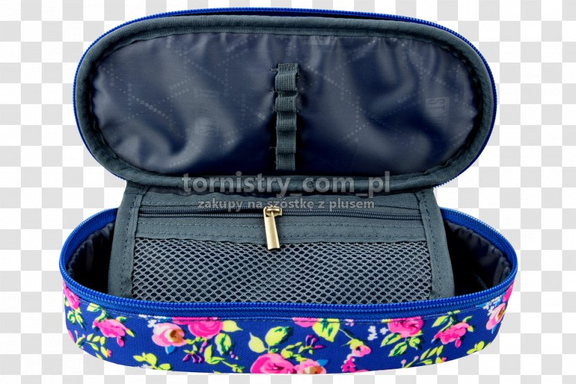 Blue Pen & Pencil Cases Handbag Backpack - Headphones - Navy Flowers Transparent PNG