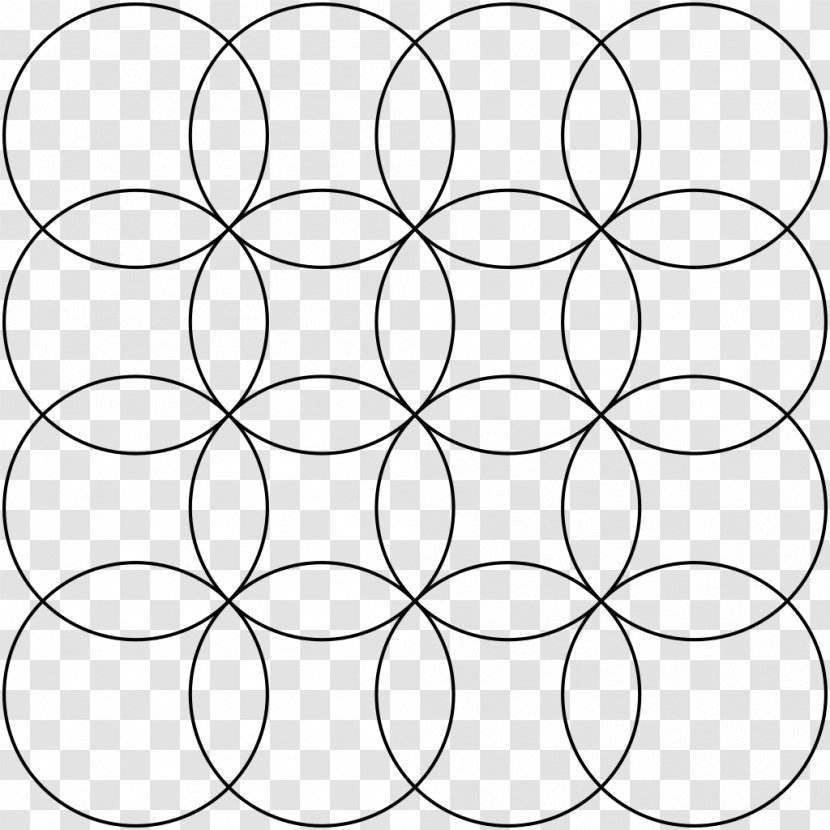 Overlapping Circles Grid Information - Coreldraw - Circle Transparent PNG