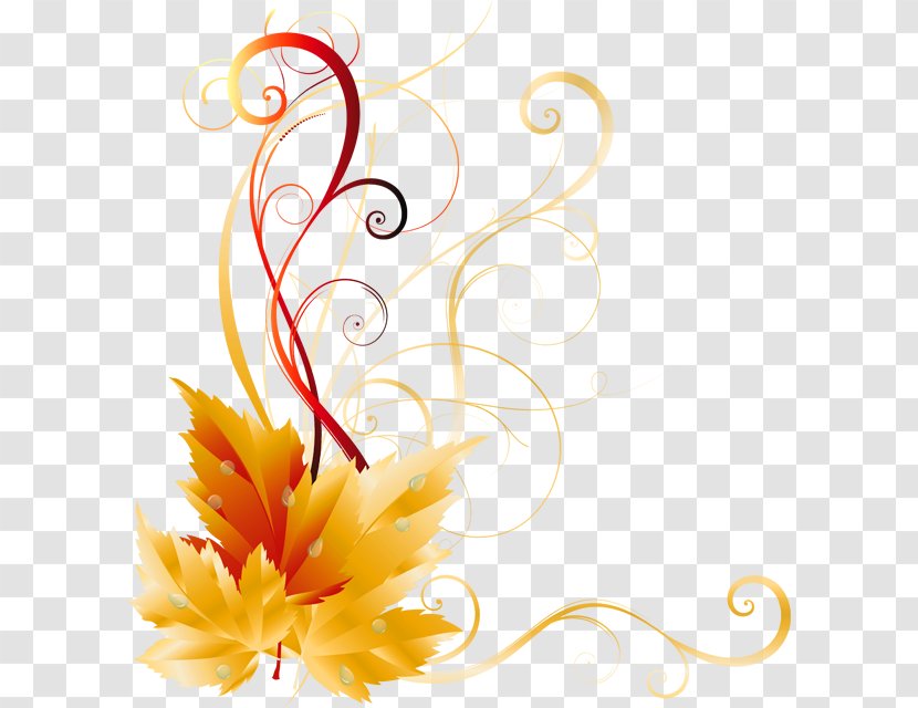 Autumn Clip Art - Flower Arranging - Border Transparent PNG