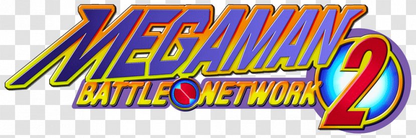 Mega Man Battle Network 2 Game Boy Advance Logo Brand Font - Yellow - Chase Transparent PNG
