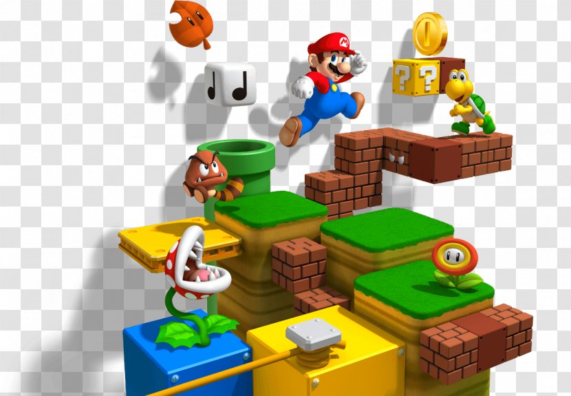 Super Mario 3D Land World New Bros 64 - Nintendo 3ds Transparent PNG