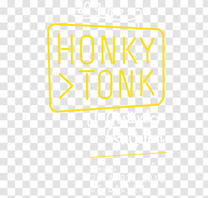 Brand Logo Line Font - Text - Honky Tonk Transparent PNG