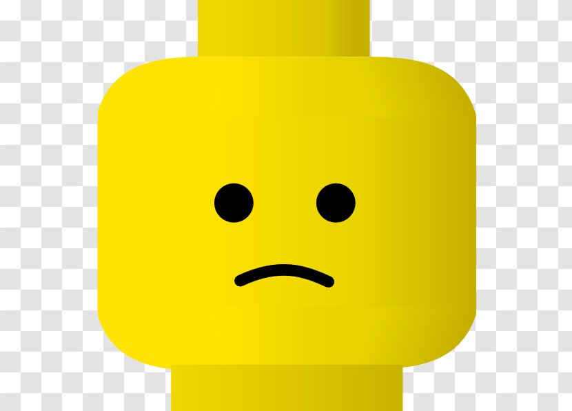 Lego Minifigure Smiley Clip Art - Sad People Pics Transparent PNG