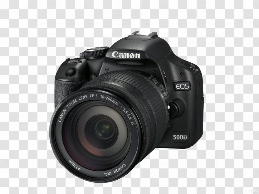 Canon EOS 450D 1100D 500D 300D 50D - Camera - Black SLR Cameras Transparent PNG