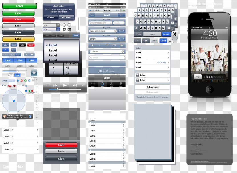 Mobile Phone Interface - Product Design - Software Transparent PNG