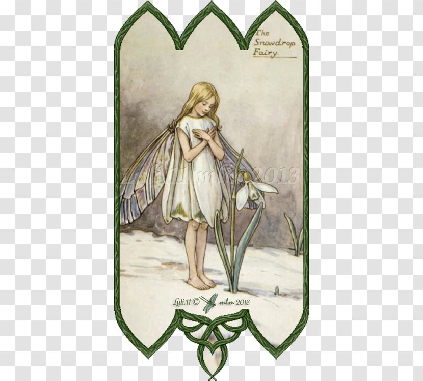 The Book Of Flower Fairies A Fairy Alphabet Snowdrop Spring - Flowering Plant - Cicely Mary Barker Transparent PNG
