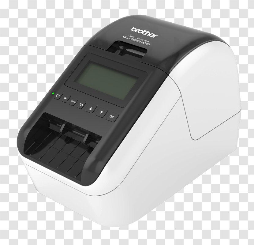 Label Printer Brother Industries Wireless - Ql820nwb Transparent PNG