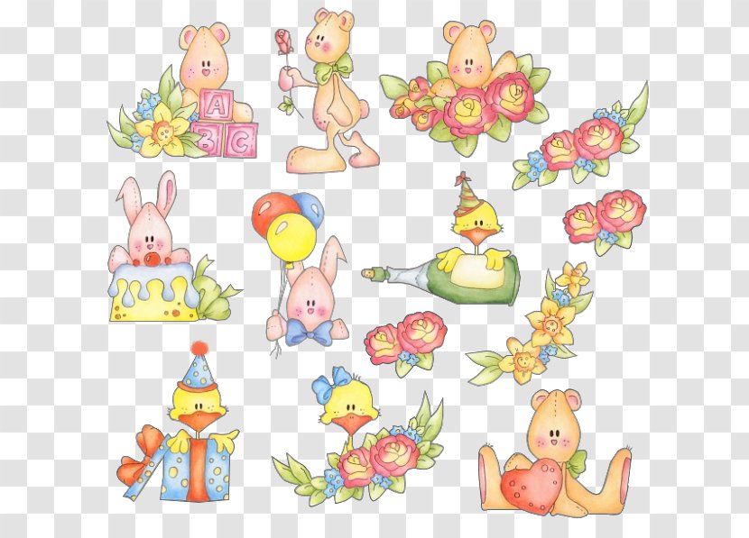 Background Floral - Cake Decorating Supply - Animal Figure Transparent PNG