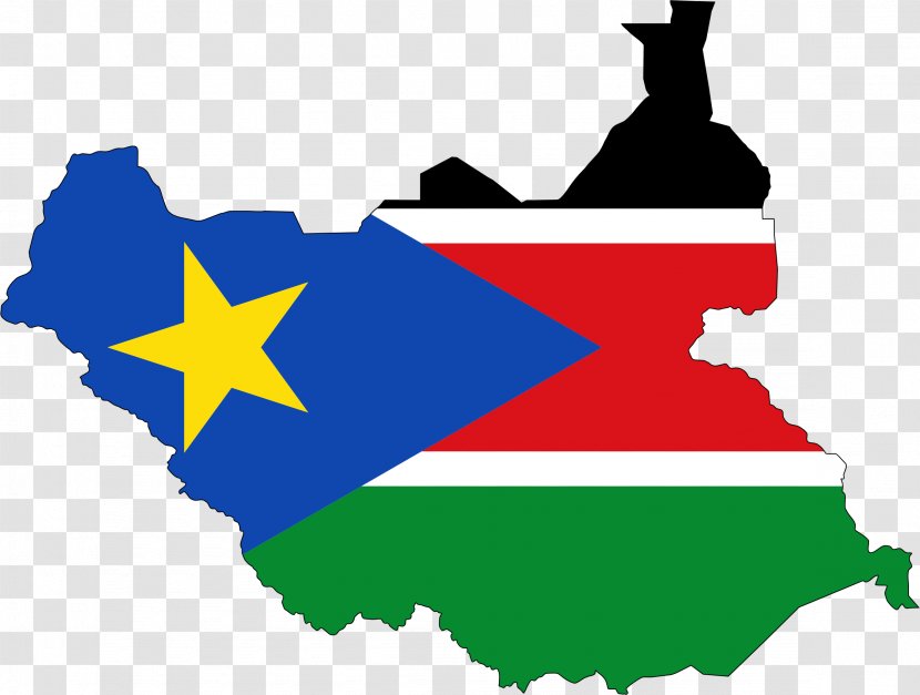 Flag Of South Sudan Map - Area Transparent PNG