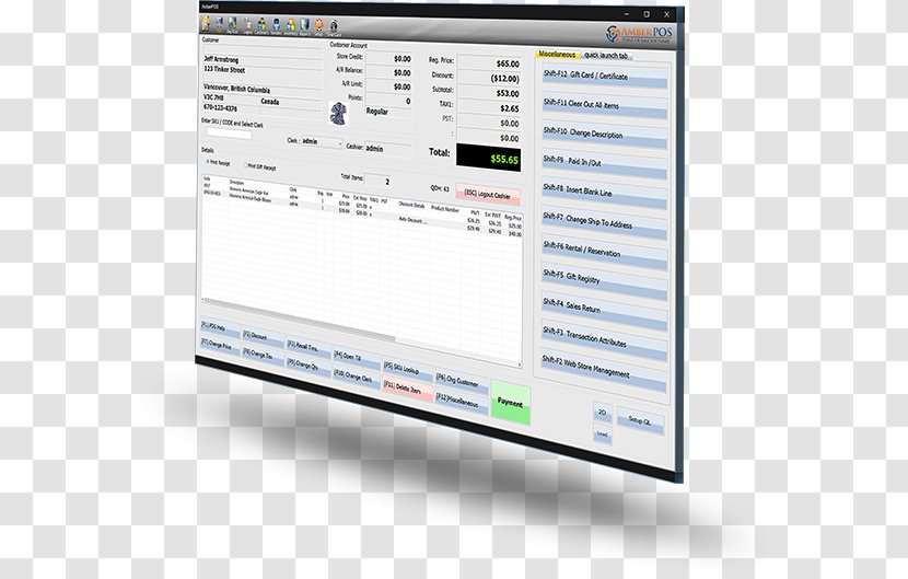 Computer Program Point Of Sale Software Monitors - Sales Tracking Transparent PNG