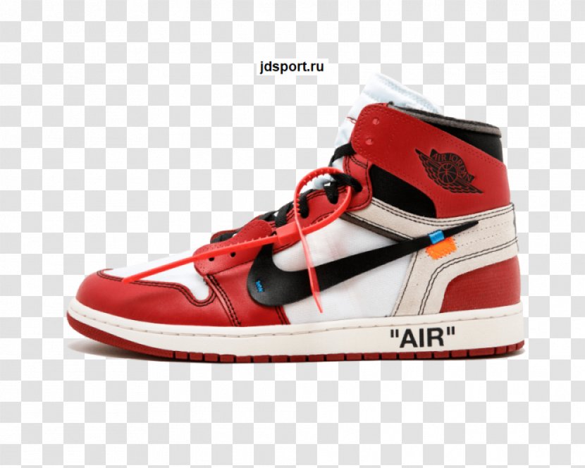 Air Jordan Nike Off-White Sneakers Shoe Transparent PNG
