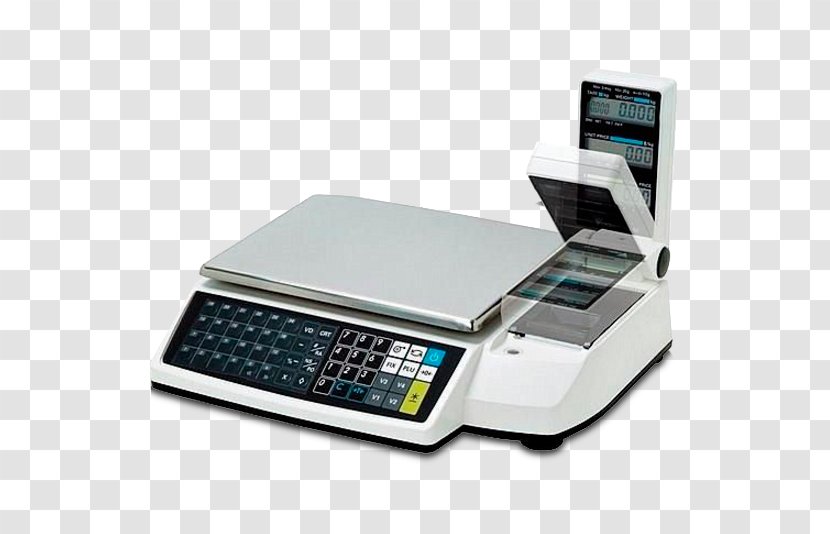 Measuring Scales Cash Register Printer Retail Barcode - Machine Transparent PNG