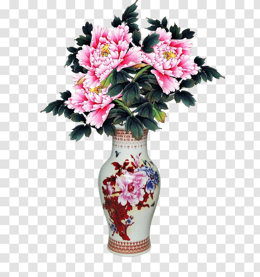 Floral Design Vase Flower Bouquet Drawing - Floriculture Transparent PNG