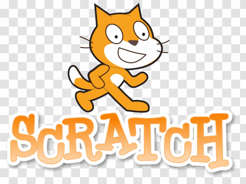 Scratch Logo Computer Programming Software - Cartoon - Text Transparent PNG