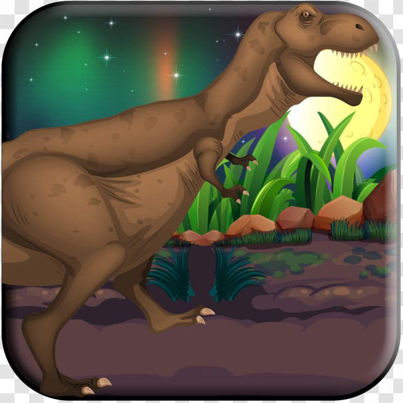 Tyrannosaurus Velociraptor Ecosystem Fauna - Cartoon Transparent PNG