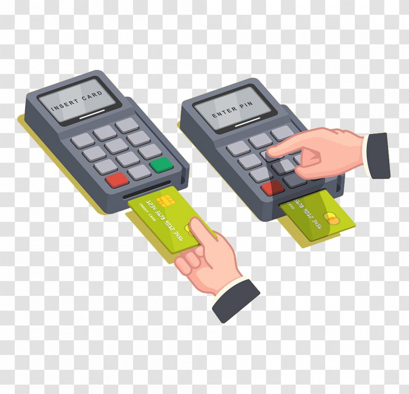 Point Of Sale Payment Terminal Credit Card Transparent PNG