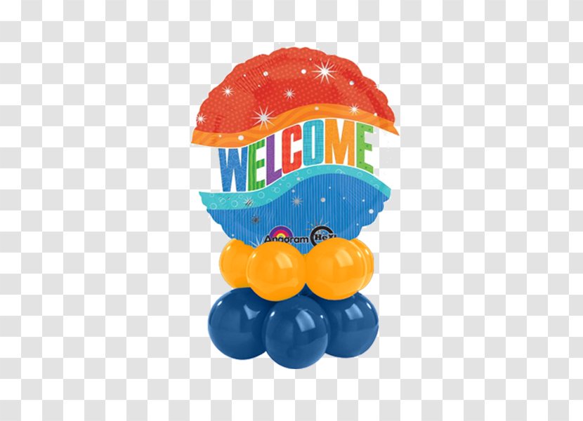 Gas Balloon Birthday Party Toy - Welcome Transparent PNG