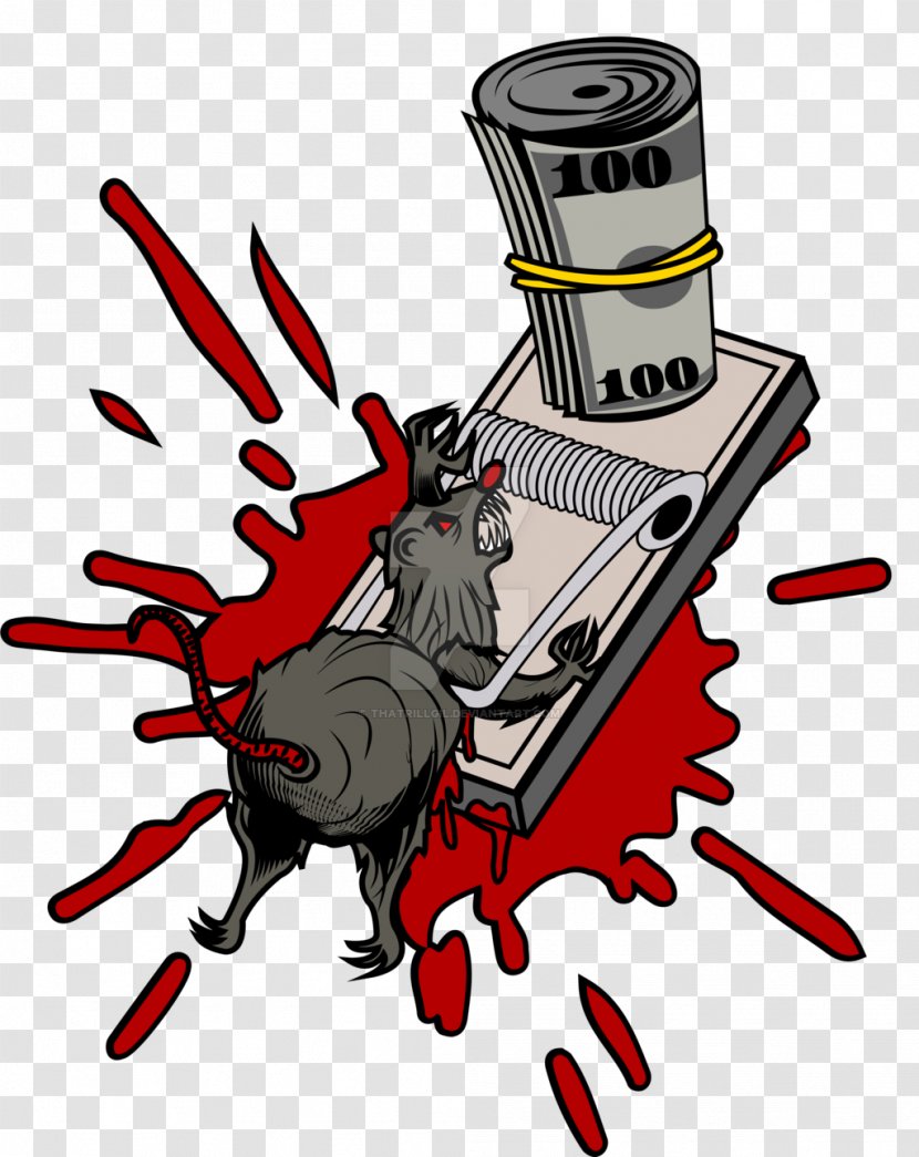Rat Trap Trapping Clip Art - Cartoon Transparent PNG