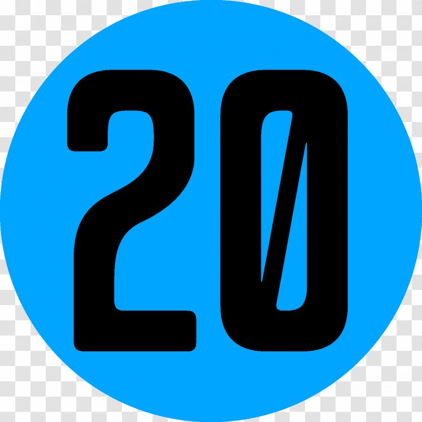 Number Clip Art - Logo - Blue Transparent PNG