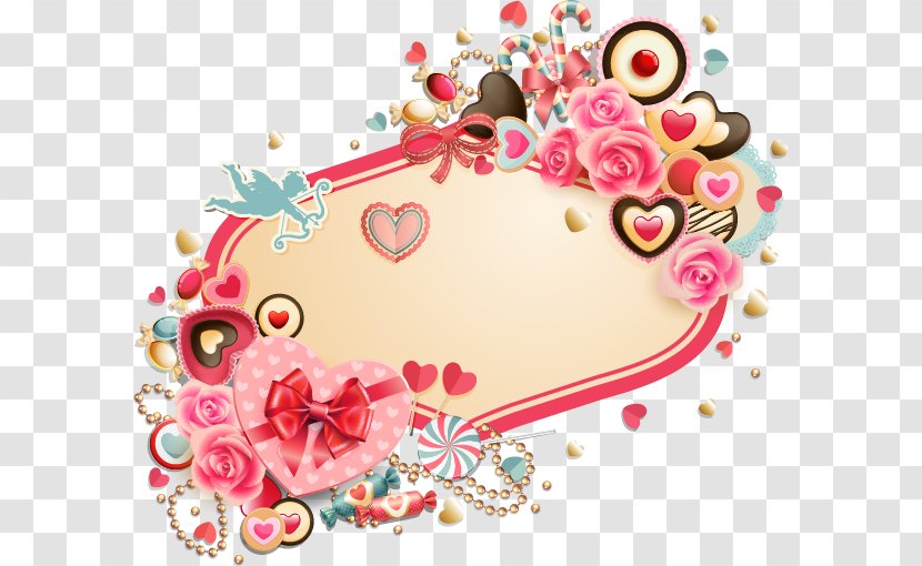 Valentine's Day Heart Euclidean Vector - Gift - Valentine Decorative Elements Transparent PNG