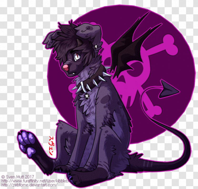 Black Cat Whiskers Dog Demon Transparent PNG