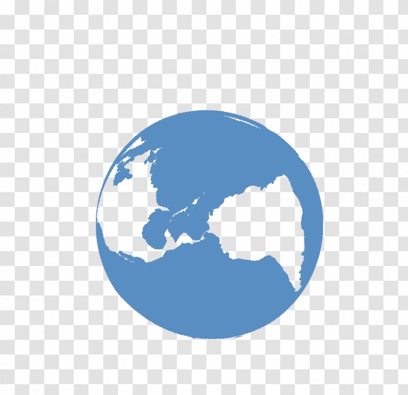 Logo Graphic Design Download - Globe - Blue Earth Transparent PNG