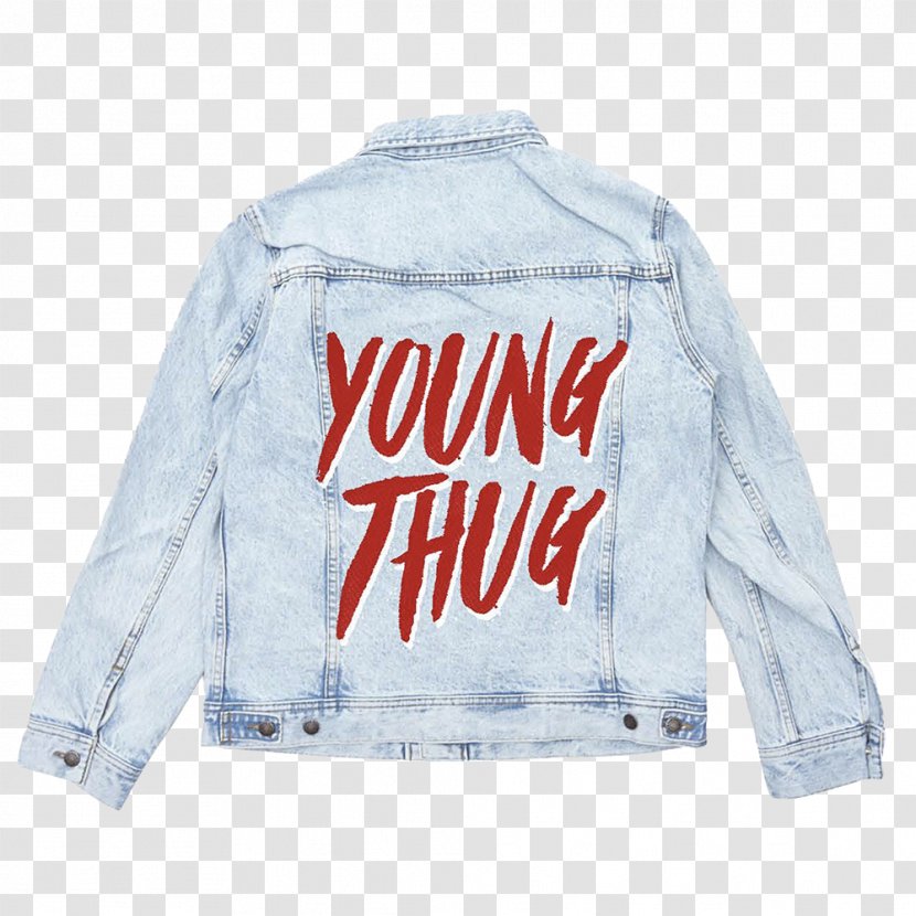 Jacket T-shirt Denim Bluza Sleeve - Young Thug Transparent PNG