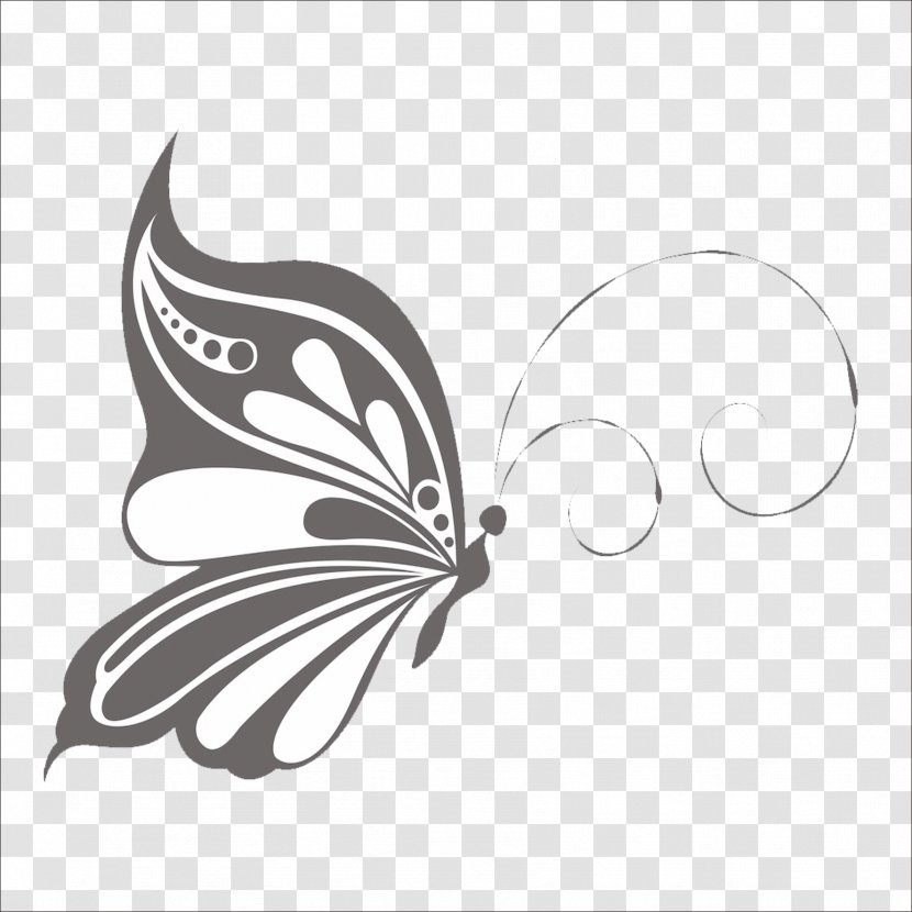 Butterfly Painting - Invertebrate - Pattern Transparent PNG