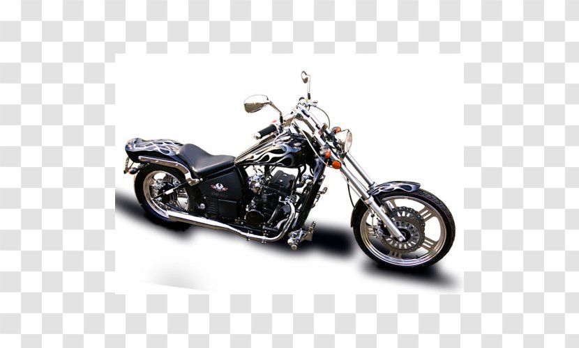 Exhaust System Chopper Cruiser Bobber AJS - Fourstroke Engine - Motorcycle Transparent PNG