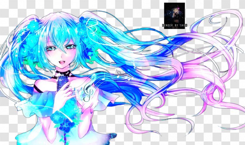 Hatsune Miku Art Vocaloid Rendering - Tree Transparent PNG