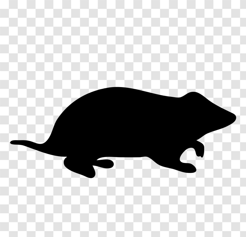 Hamster Rodent Silhouette Clip Art - Whiskers Transparent PNG