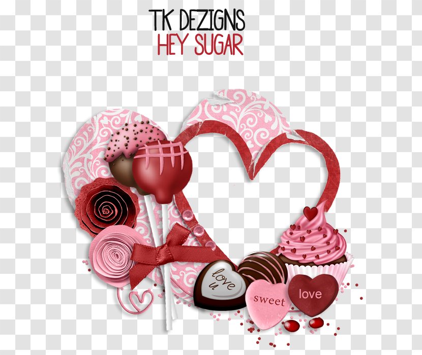Pink M Valentine's Day RTV Font Transparent PNG