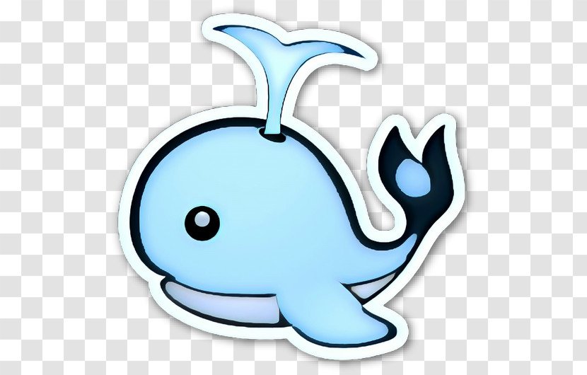 Pop Emoji - Blue Whale - Cartoon Sea Transparent PNG