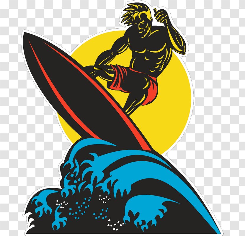 Big Wave Surfing Surfboard Clip Art - Royaltyfree Transparent PNG