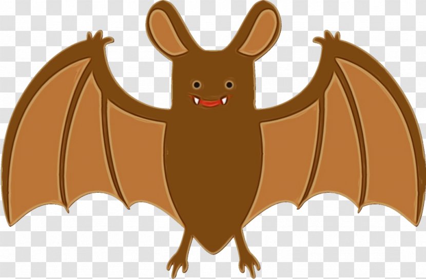 Cartoon Bat Brown Animation Little Myotis Transparent PNG