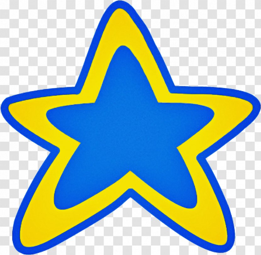Star Electric Blue Clip Art Symbol Transparent PNG