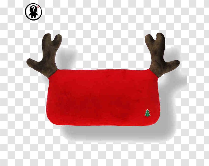 Reindeer Antler Christmas Red - Bag - Antlers Pillow Transparent PNG
