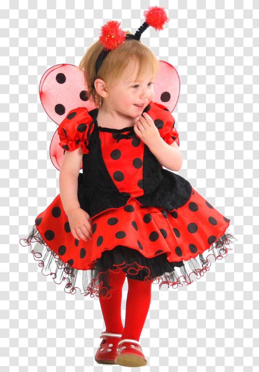 Ladybug Costume For Girls Clothing Polka Dot Suit - Flower - Lady Macbeth Transparent PNG