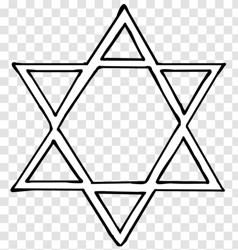 Star Of David Judaism Jewish Symbolism Clip Art - Clipart Transparent PNG