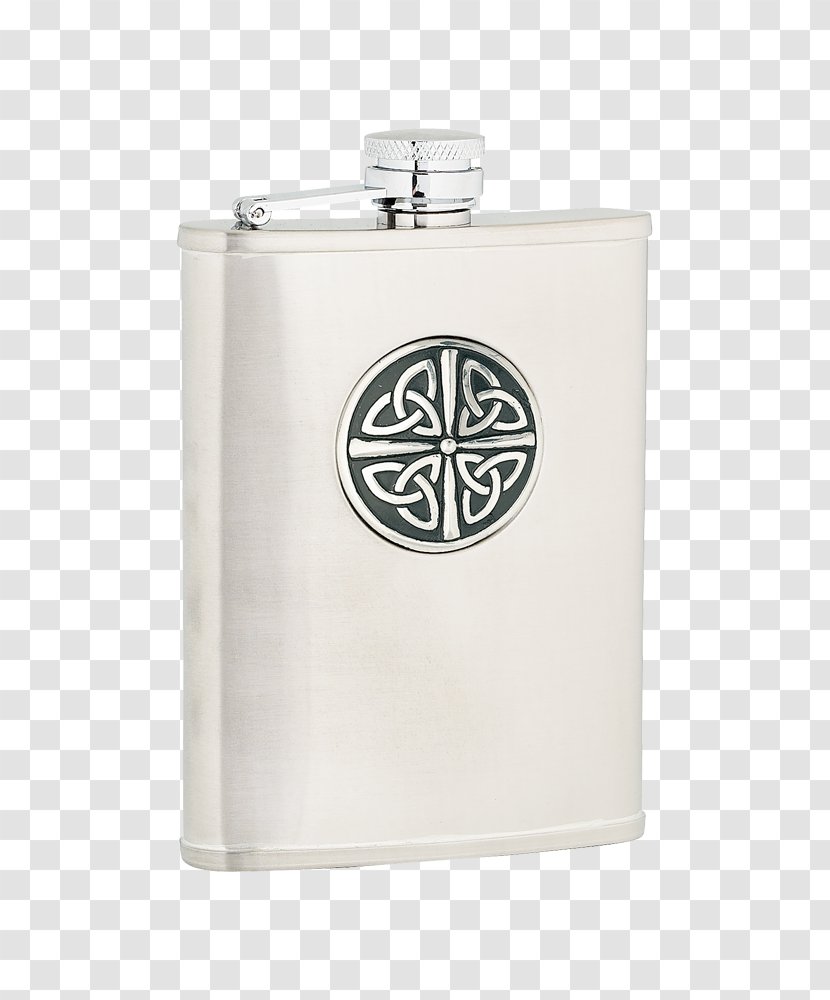 Flasks Stainless Steel Brushed Metal Celtic Knot - Leather - Flask Transparent PNG