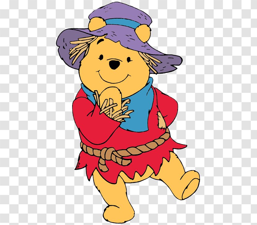 Cartoon Character Clip Art - Party Time With Winnie The Pooh Transparent PNG