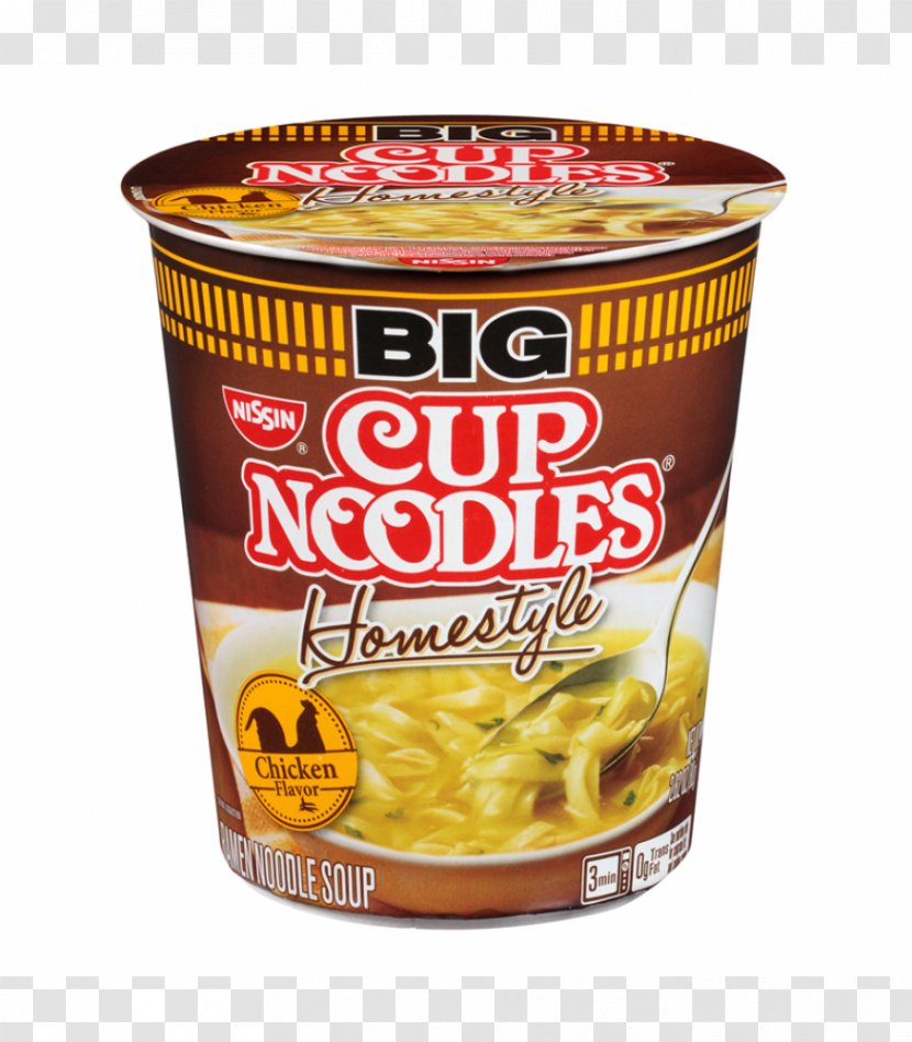 Chicken Soup Ramen Instant Noodle Chinese Noodles Cup - Junk Food - Snack Transparent PNG