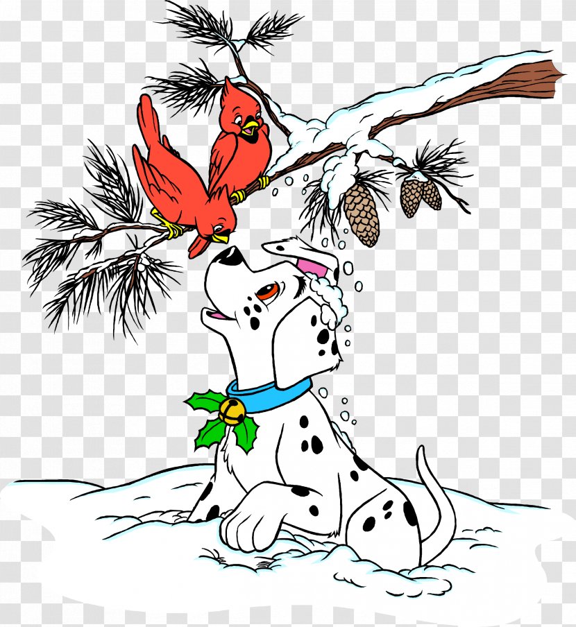 Dalmatian Dog Clip Art - Tree - Flower Transparent PNG