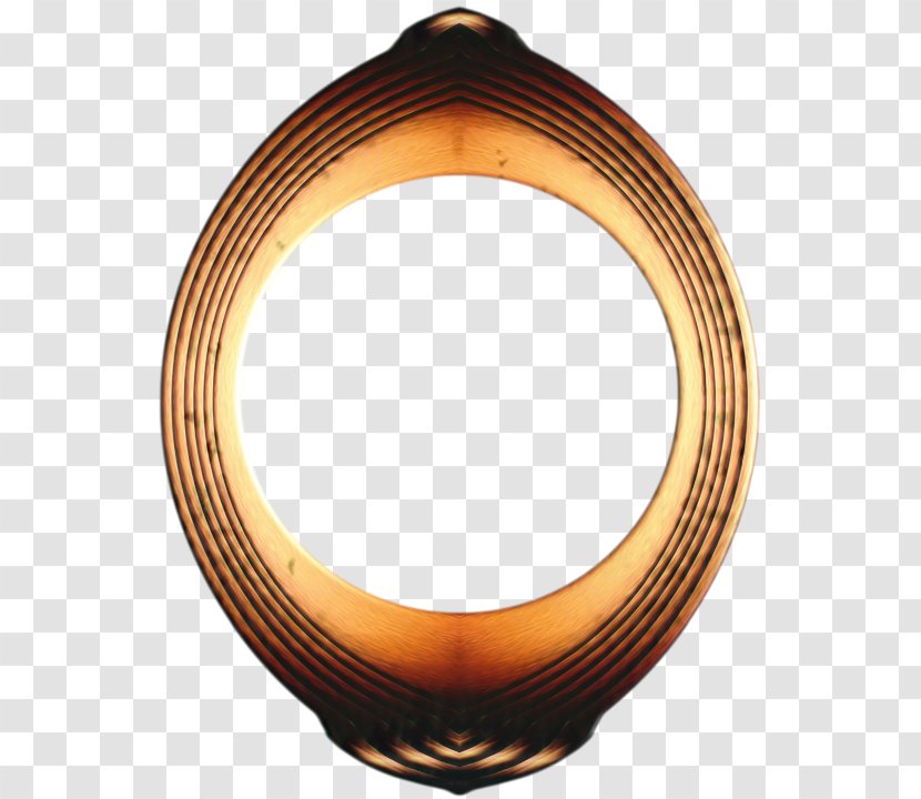 Circle Background Frame - Lamp - Copper Transparent PNG