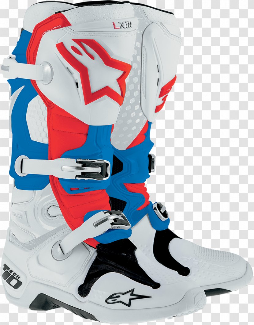 Motorcycle Boot Alpinestars Motocross Off-roading - Personal Protective Equipment - USA PATRIOT Transparent PNG