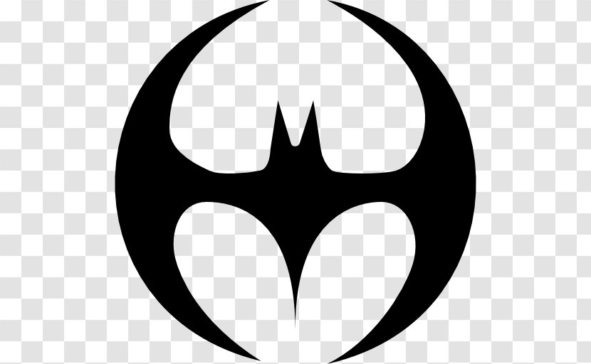 Batman: Knightfall Logo - Monochrome Photography - Circle Wings Transparent PNG