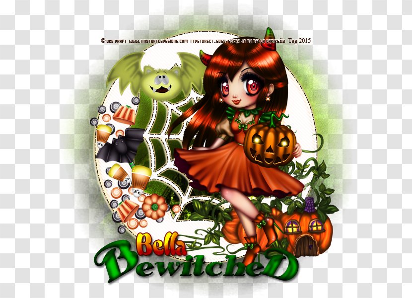 Character Flower Fruit Cartoon Fiction - Fictional - Bewitched Insignia Transparent PNG