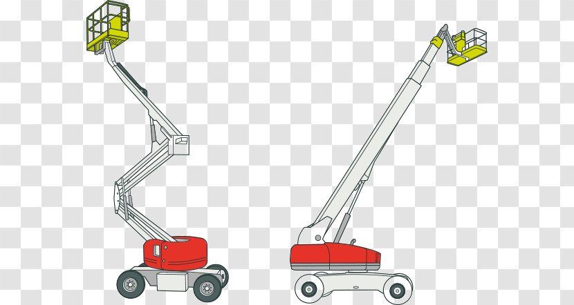 Aerial Work Platform Forklift Elevator Architectural Engineering Crane - Occupational Safety And Health - People From Above Transparent PNG