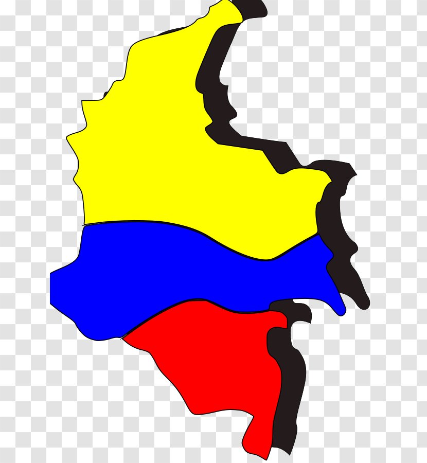 Flag Of Colombia Map Clip Art Transparent PNG